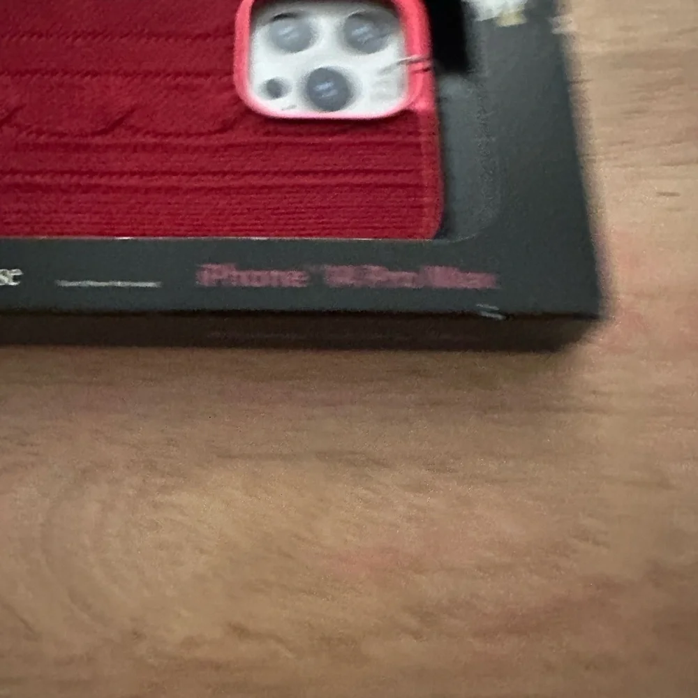 Red Sweater Phone Case for iPhone 14 Pro Max